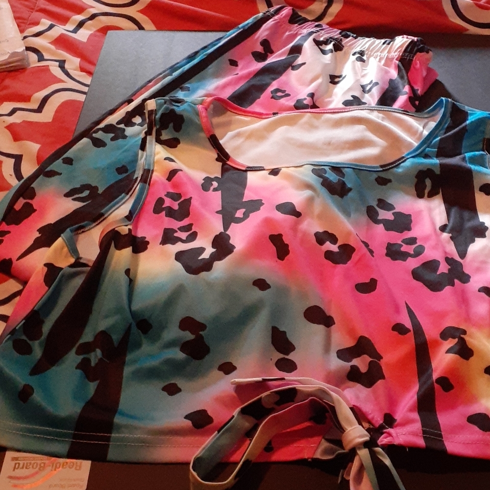 2pc leopard set